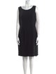 Milly Scoop Neck Knee-Length Dress