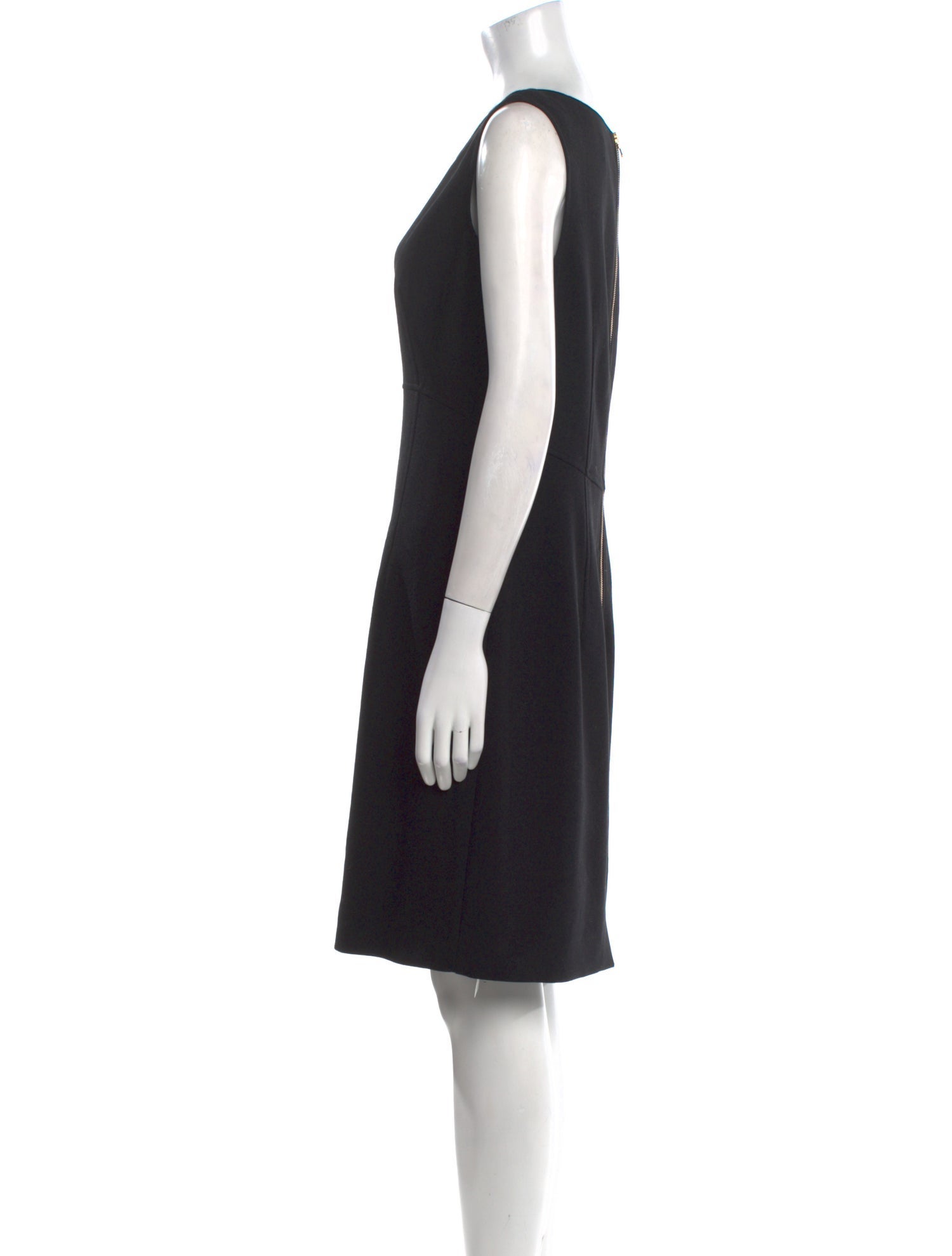 Milly Scoop Neck Knee-Length Dress