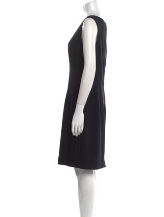 Milly Scoop Neck Knee-Length Dress
