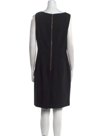 Milly Scoop Neck Knee-Length Dress