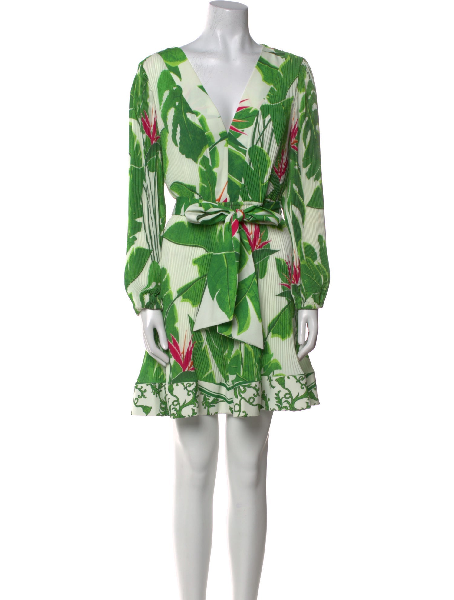 Milly Floral Print Mini Dress