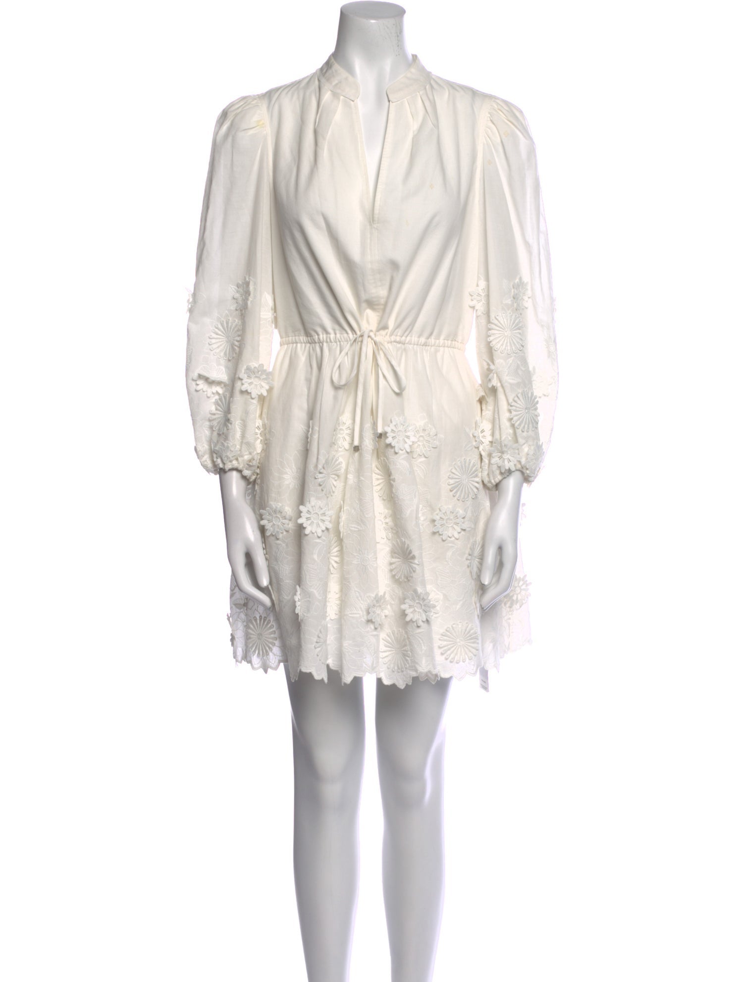 Milly Mock Neck Mini Dress