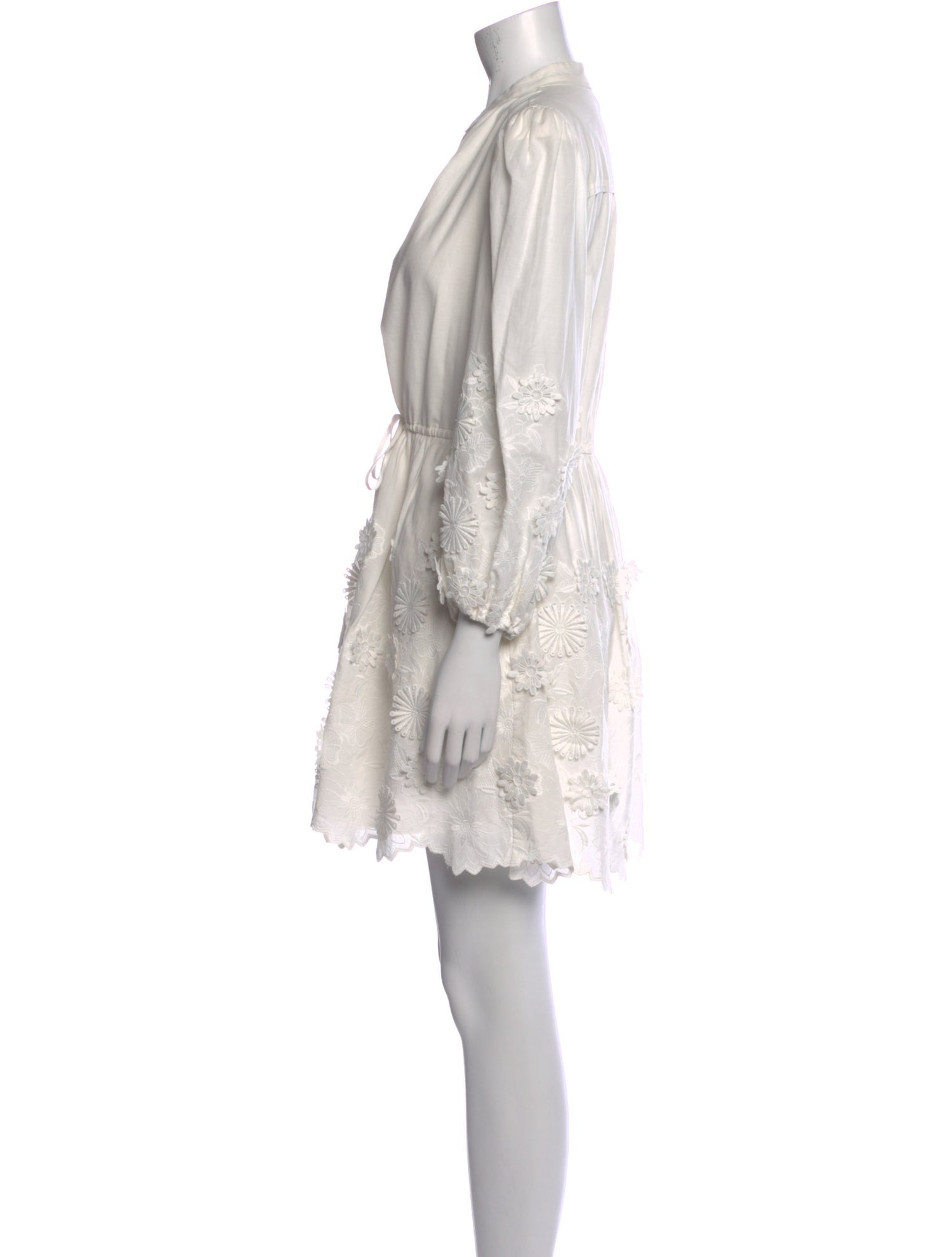 Milly Mock Neck Mini Dress