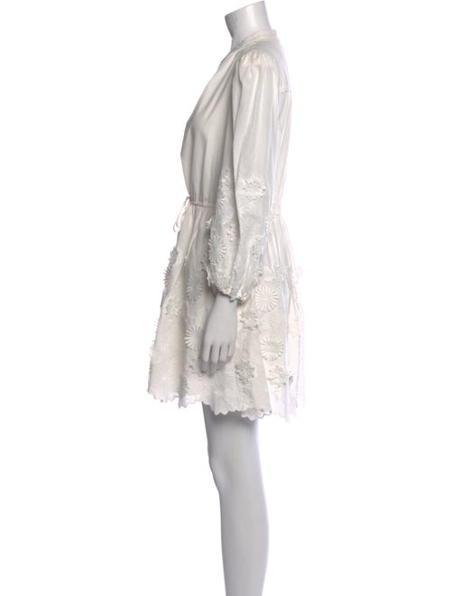 Milly Mock Neck Mini Dress