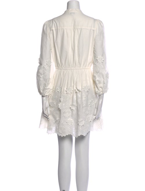 Milly Mock Neck Mini Dress