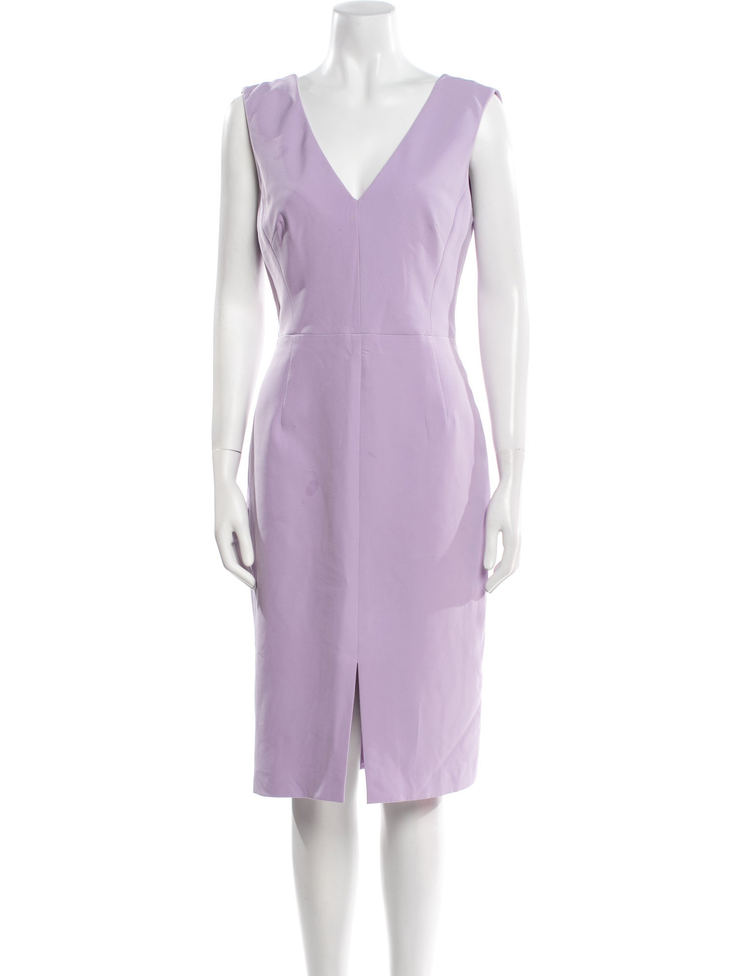 Milly V-Neck Midi Length Dress