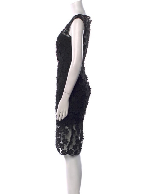 Milly Lace Pattern Knee-Length Dress