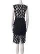 Milly Lace Pattern Knee-Length Dress