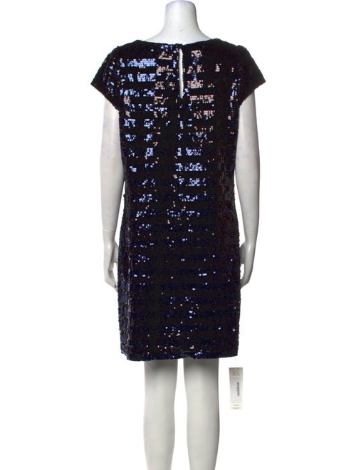 Milly Bateau Neckline Mini Dress