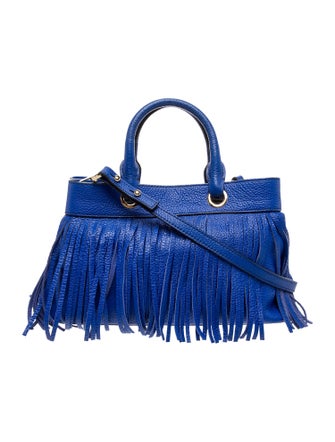 Milly Leather Top Handle Bag