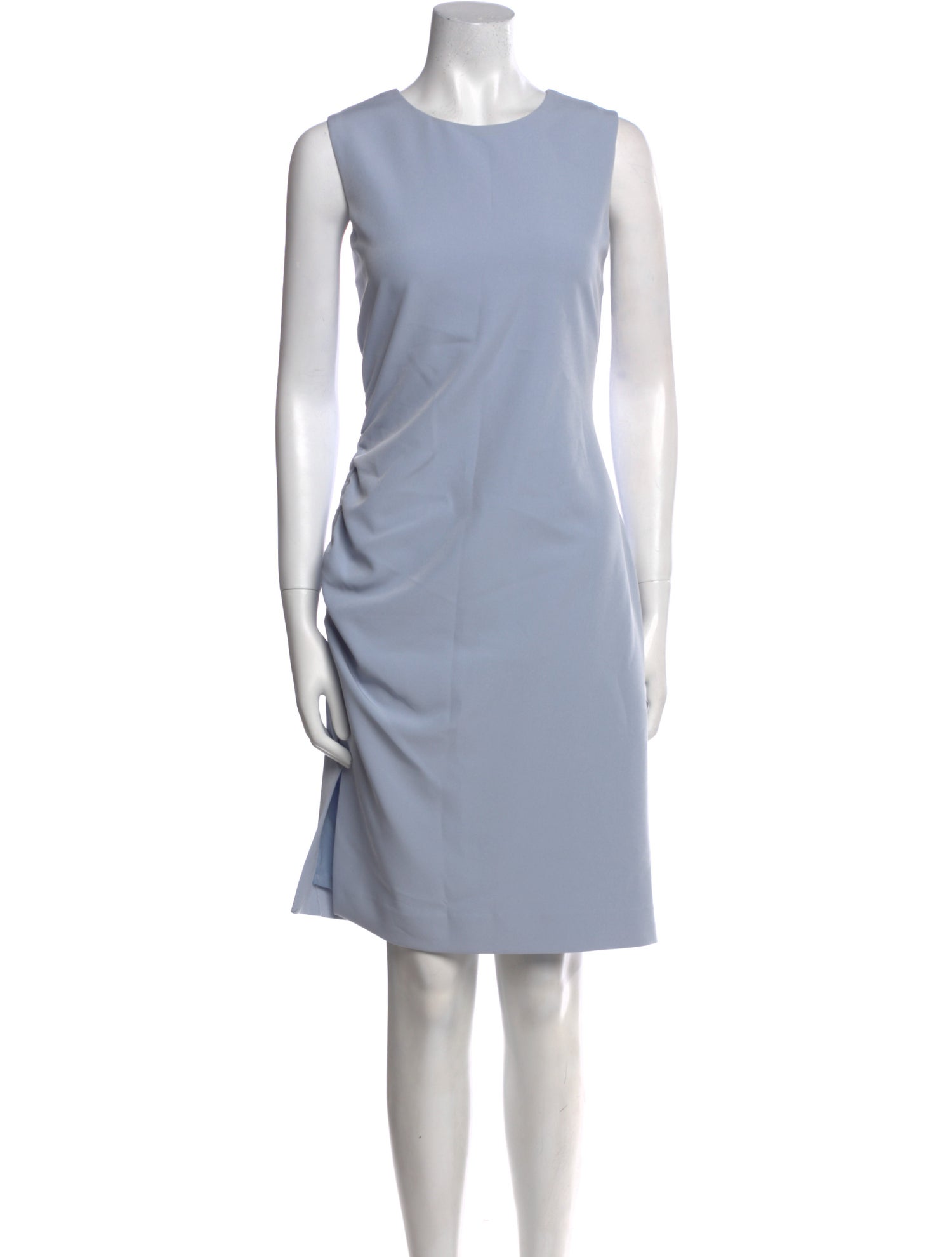 Milly Crew Neck Knee-Length Dress