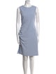 Milly Crew Neck Knee-Length Dress
