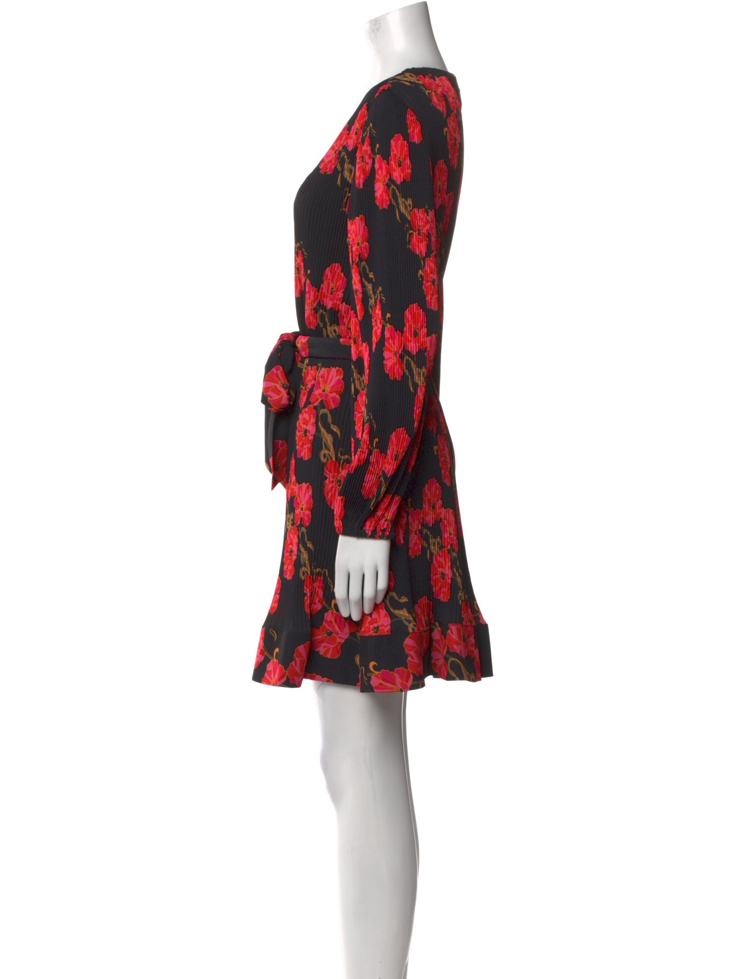 Milly Floral Print Mini Dress