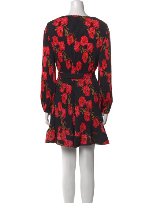 Milly Floral Print Mini Dress