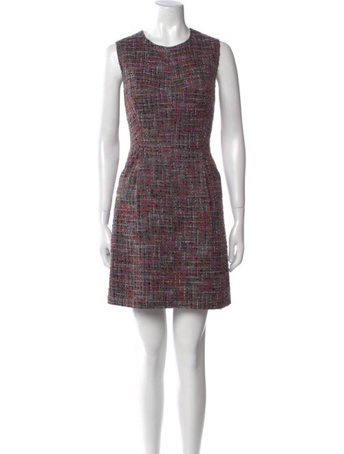 Milly Tweed Pattern Mini Dress