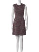 Milly Tweed Pattern Mini Dress