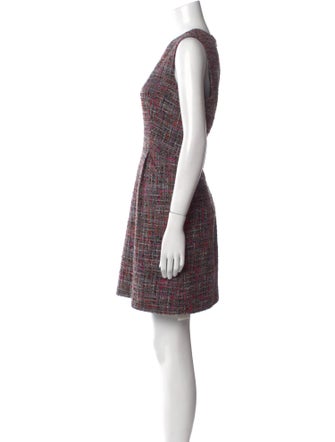 Milly Tweed Pattern Mini Dress