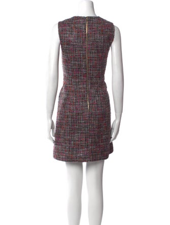 Milly Tweed Pattern Mini Dress