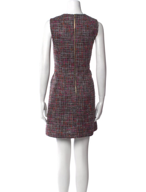 Milly Tweed Pattern Mini Dress