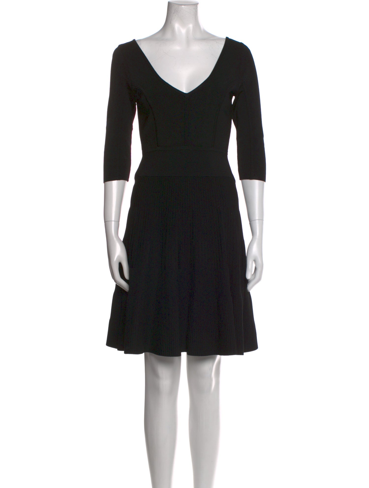 Milly V-Neck Mini Dress