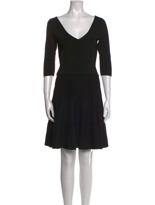 Milly V-Neck Mini Dress