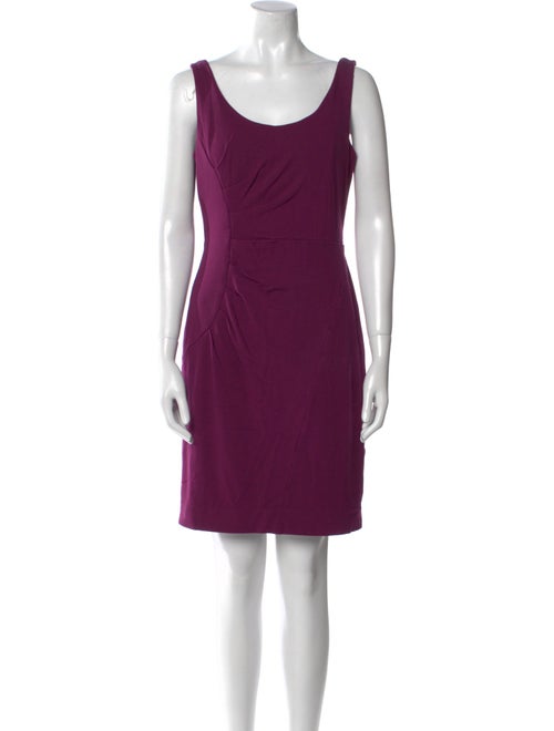 Milly Scoop Neck Mini Dress