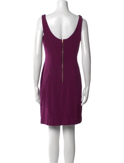 Milly Scoop Neck Mini Dress