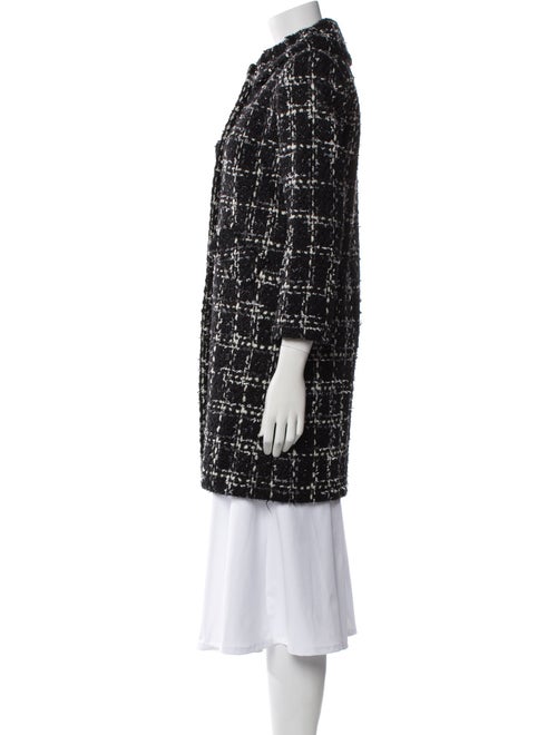 Milly Wool Tweed Pattern Coat