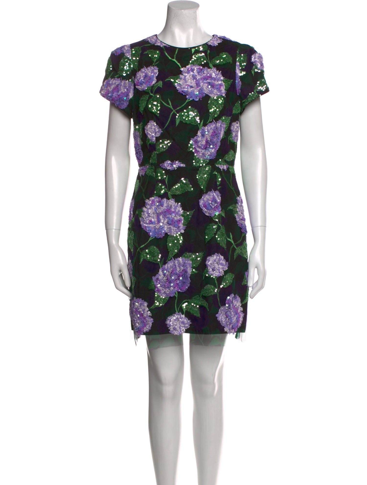 Milly Floral Print Mini Dress w/ Tags