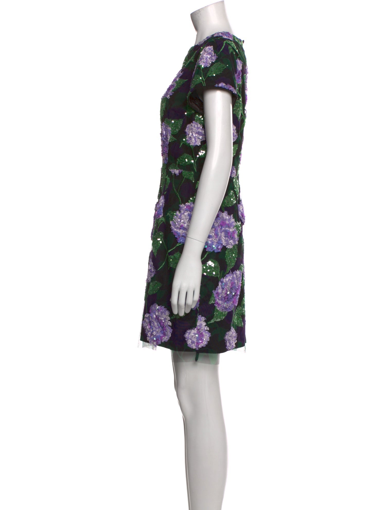 Milly Floral Print Mini Dress w/ Tags