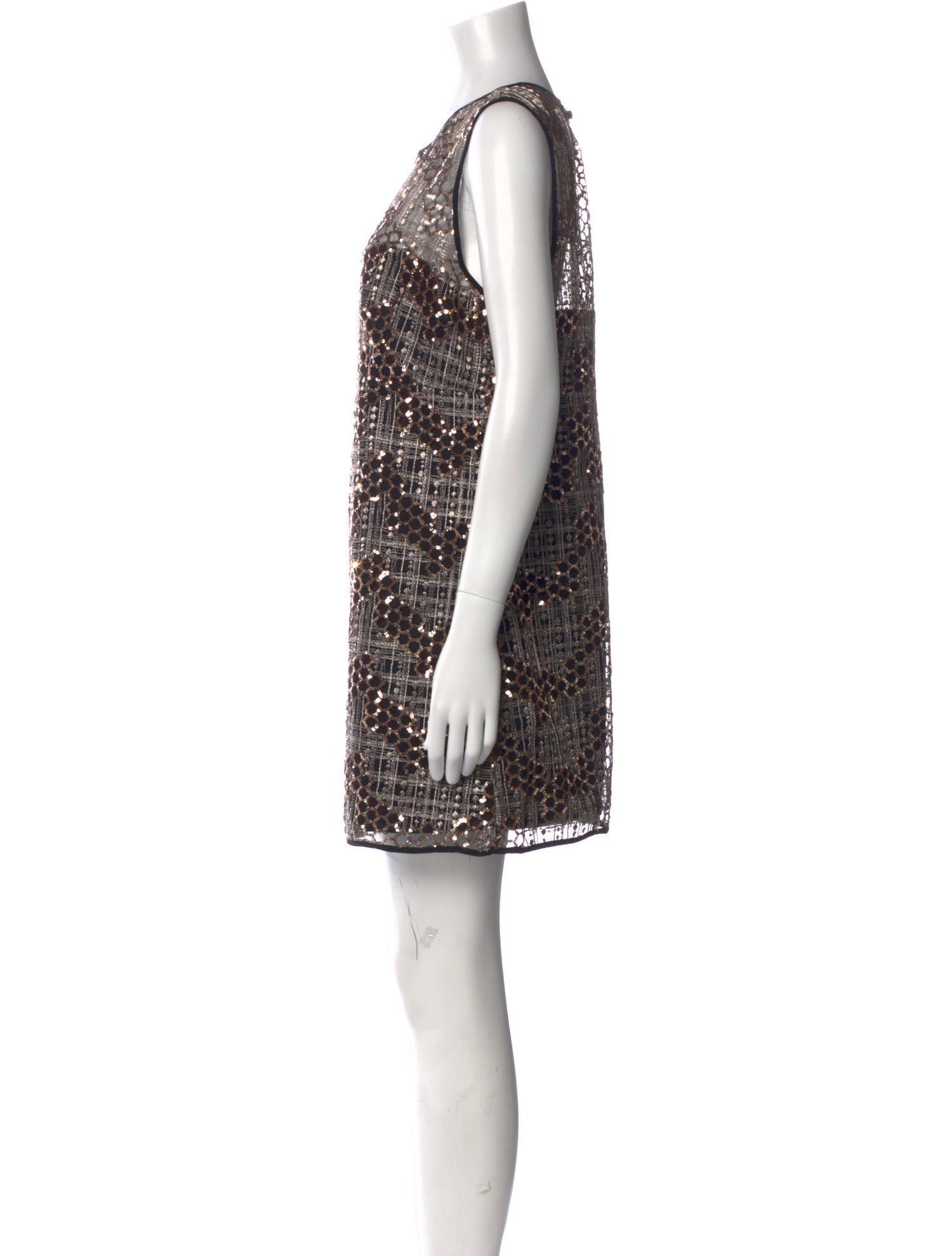 Milly Crew Neck Mini Dress