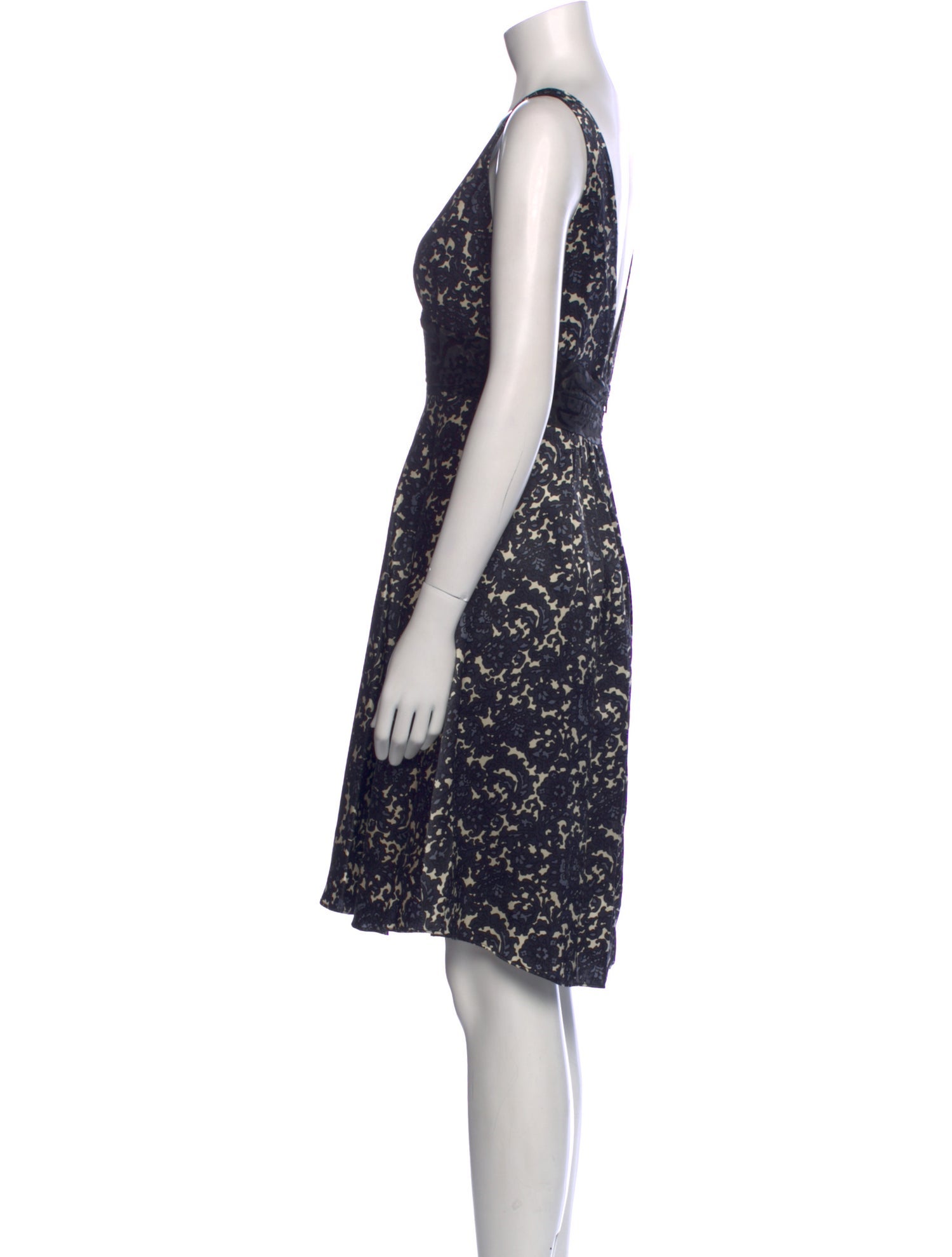 Milly Silk Knee-Length Dress