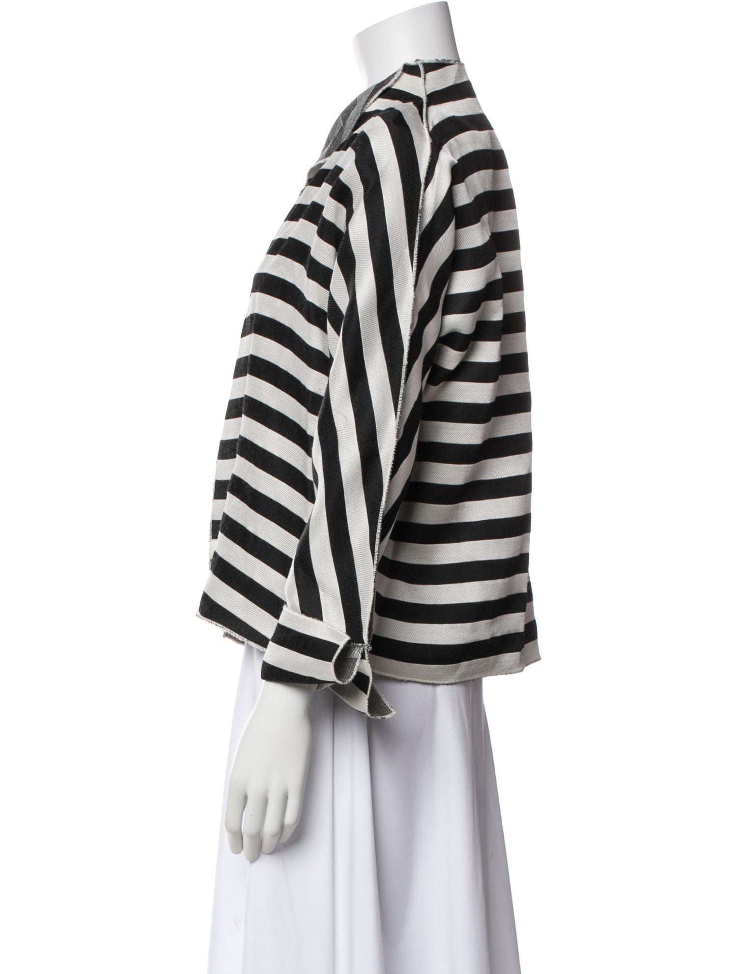 MARGOT ROZANSKA Silk Striped Jacket