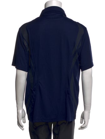 Malbon Golf X New Balance Collar Short Sleeve Polo Shirt