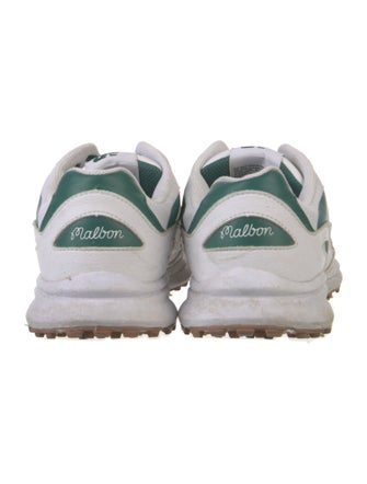 Malbon Golf X New Balance Mesh Colorblock Pattern Sneakers