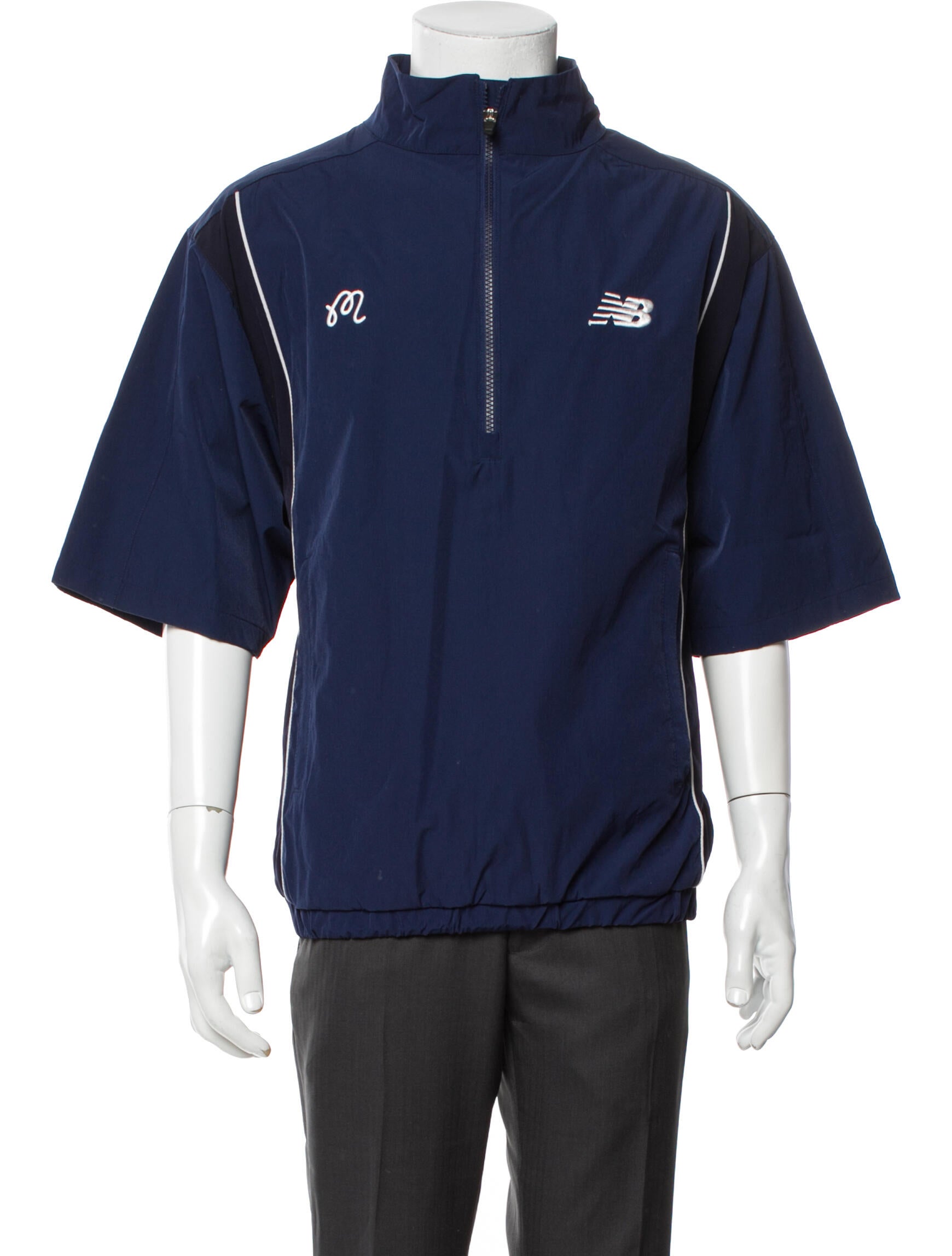 Malbon Golf X New Balance Graphic Print Turtleneck Sweatshirt