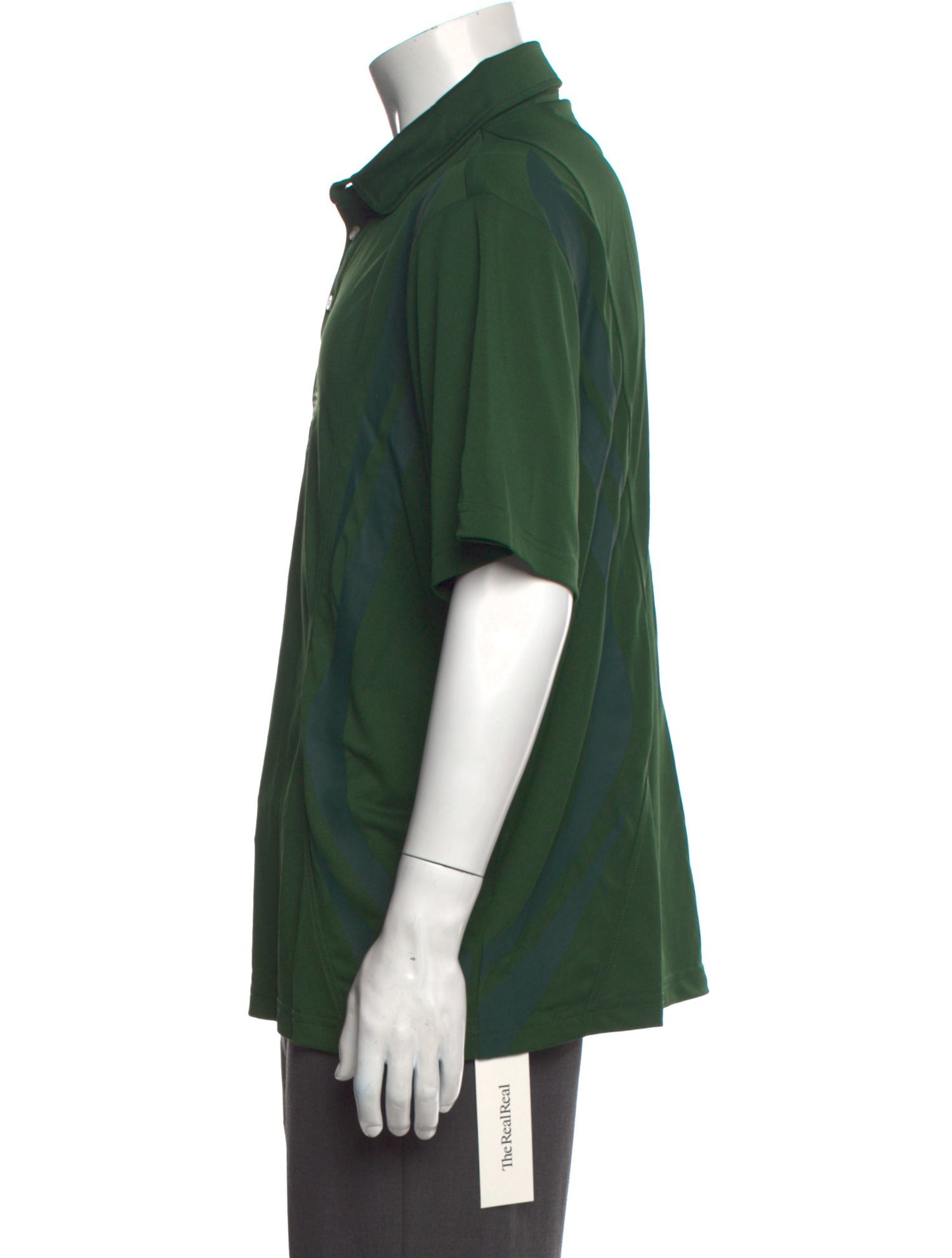 Malbon Golf X New Balance Graphic Print Collar Polo Shirt