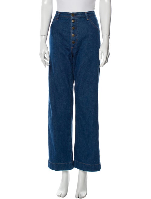 M.i.H Jeans High-Rise Wide Leg Jeans Blue