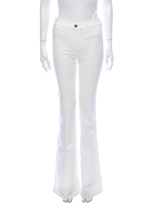 M.i.H Jeans Mid-Rise Wide Leg Jeans w/ Tags White