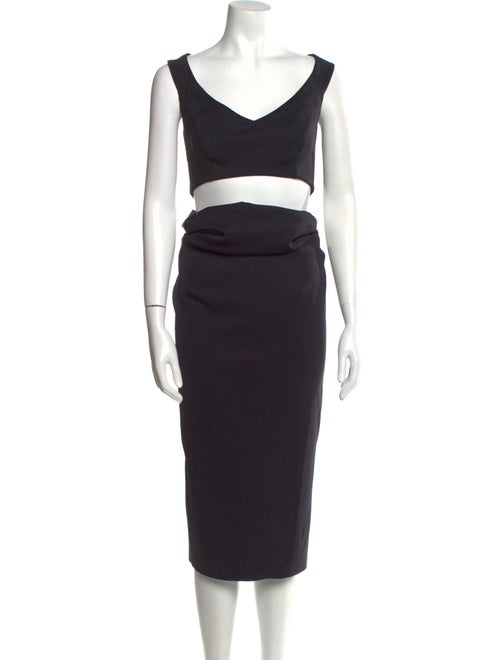 MOTHER OF ALL V-Neck Knee-Length Dress