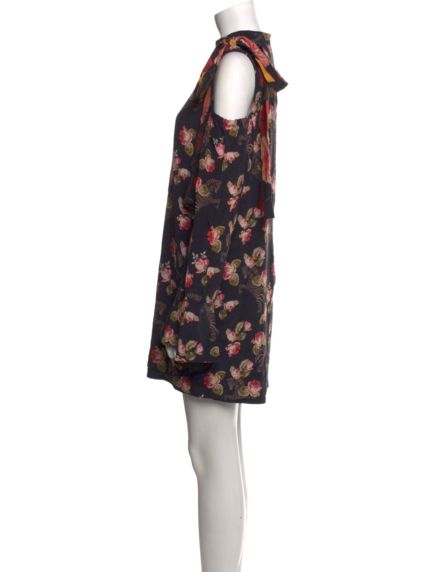 MOTHER OF ALL Silk Mini Dress