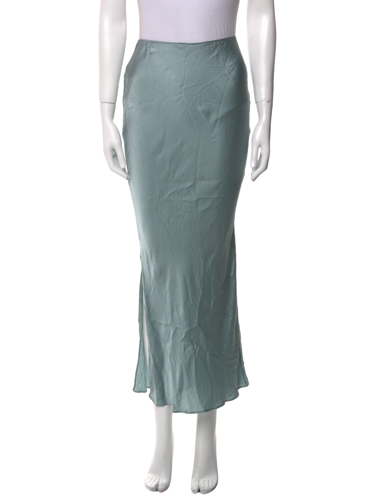 MOTHER OF ALL Silk Midi Length Skirt