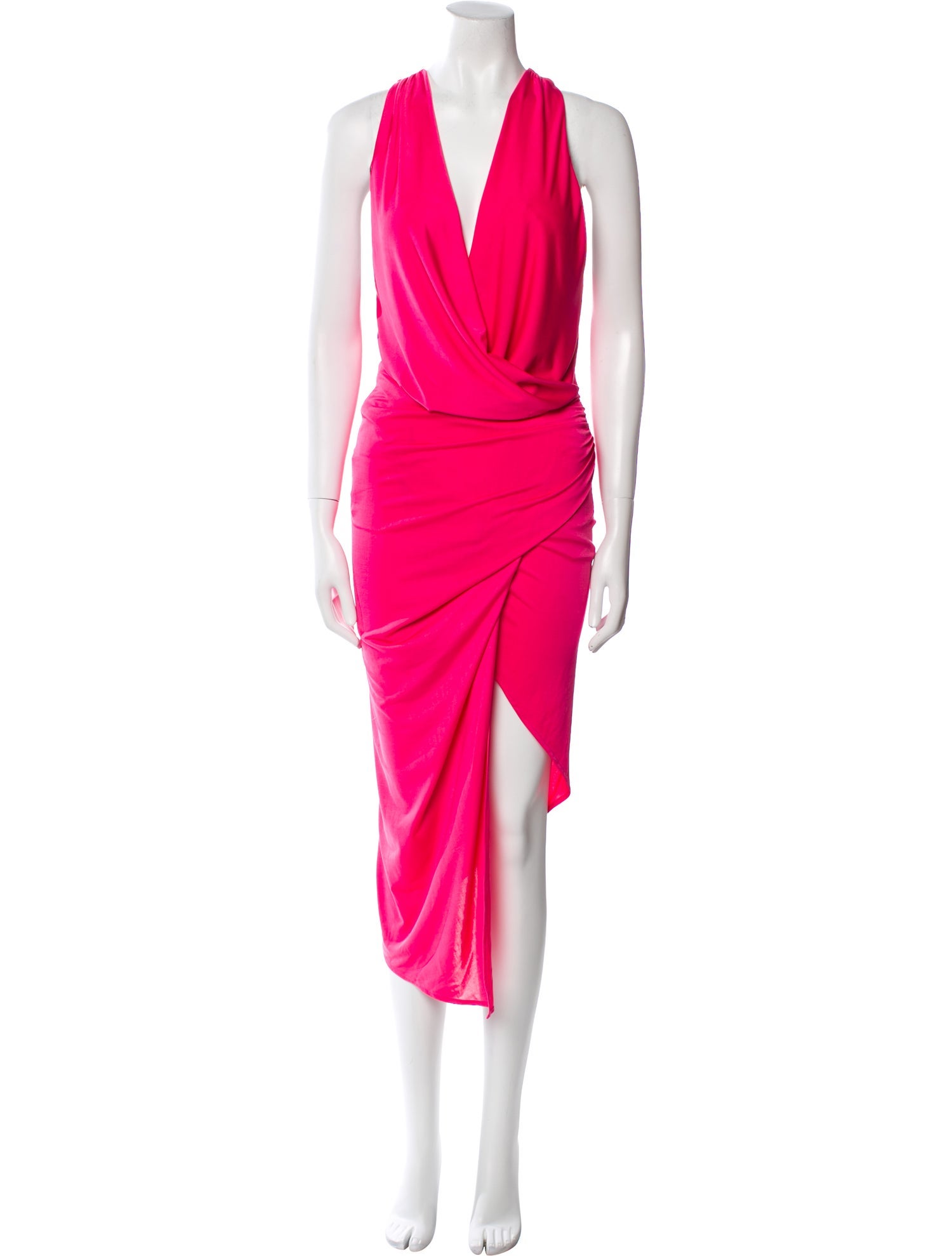 MOTHER OF ALL Cowl Neck Midi Length Dress