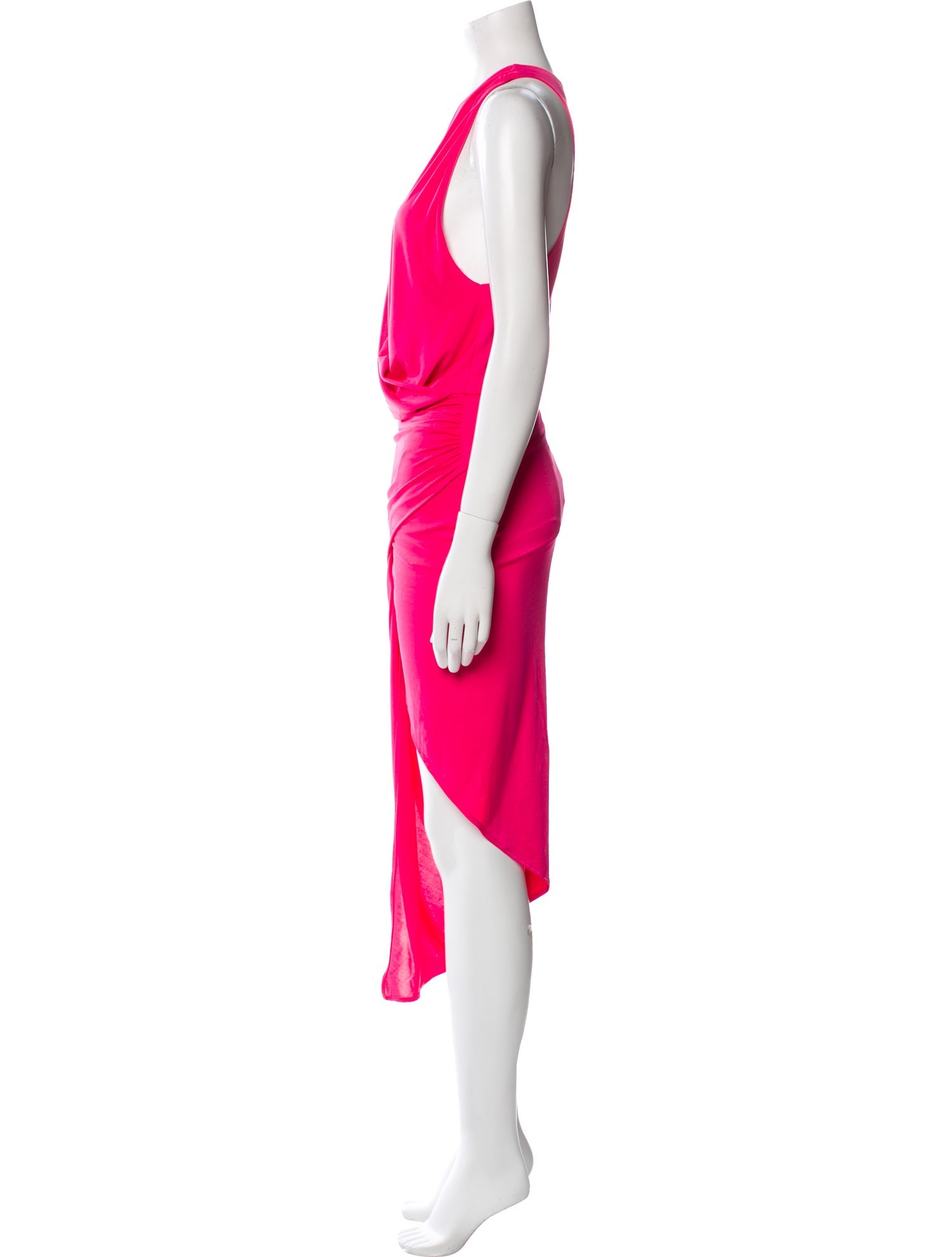 MOTHER OF ALL Cowl Neck Midi Length Dress