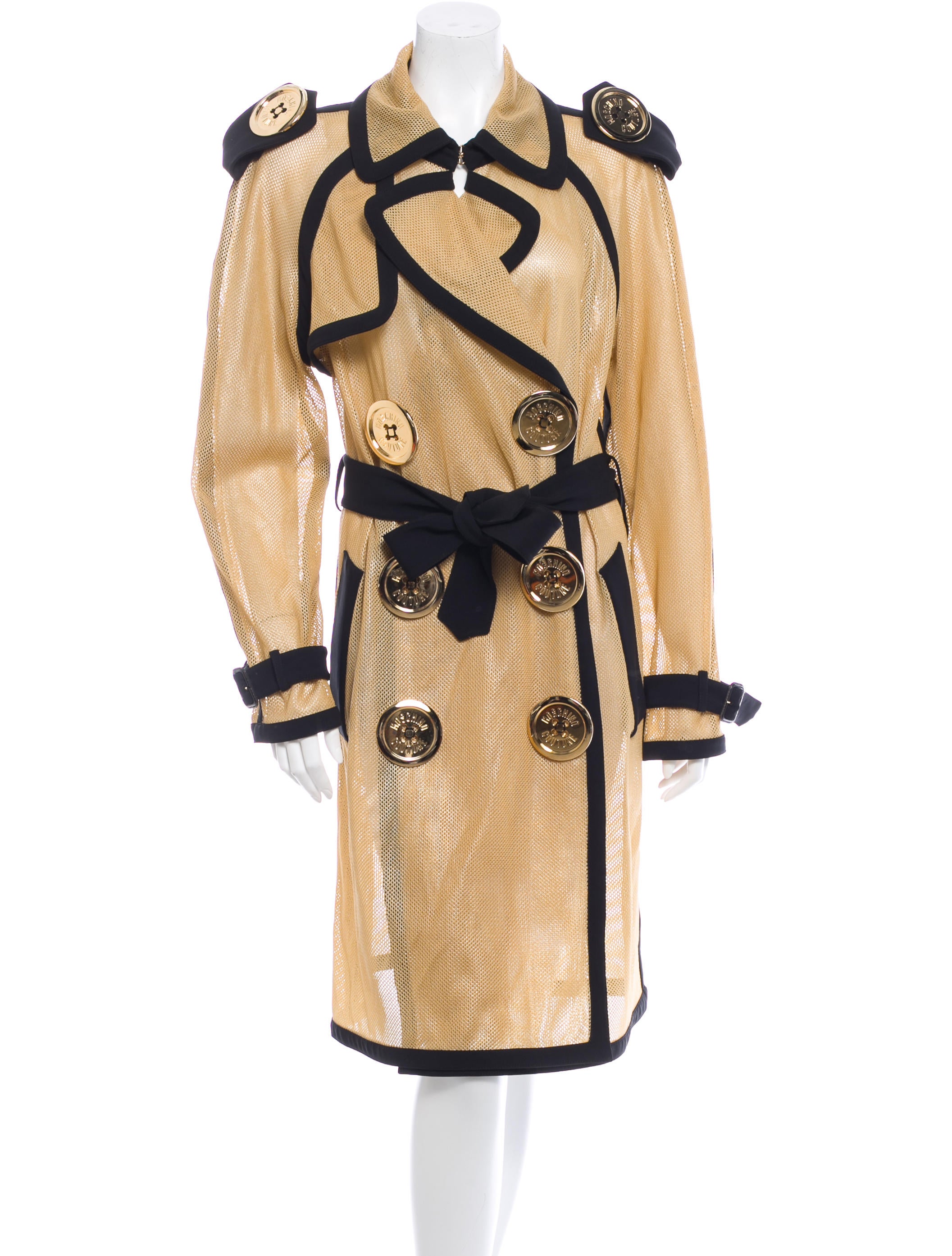 アウターその他 MOSCHINO COUTURE Woman Trench coat Beige 06050514 3081 Designer Women's Coats & Outerwear | Shop the Collection Online
