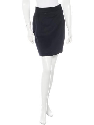 Moschino Couture Wool Mini Skirt