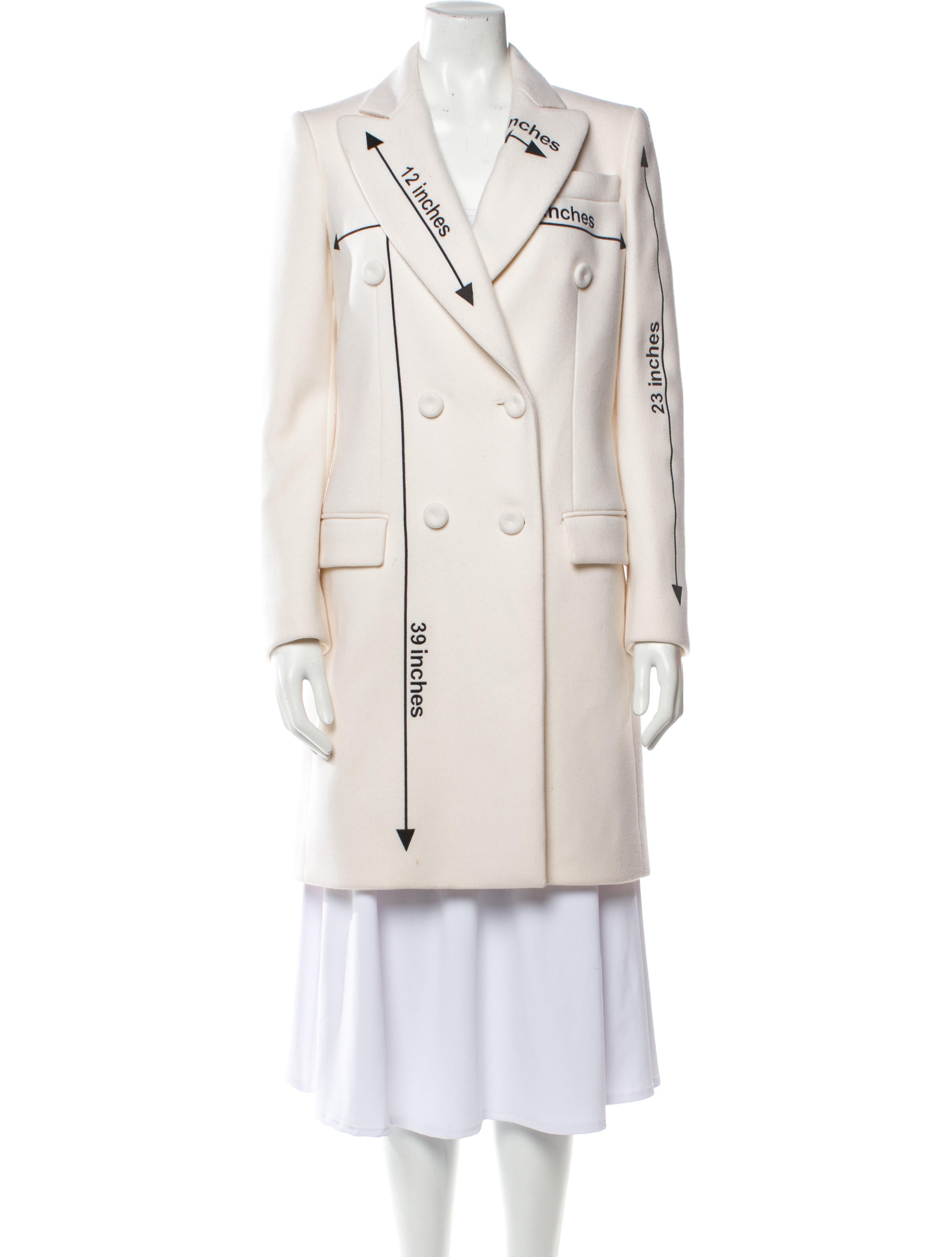 moschino shoe print coat