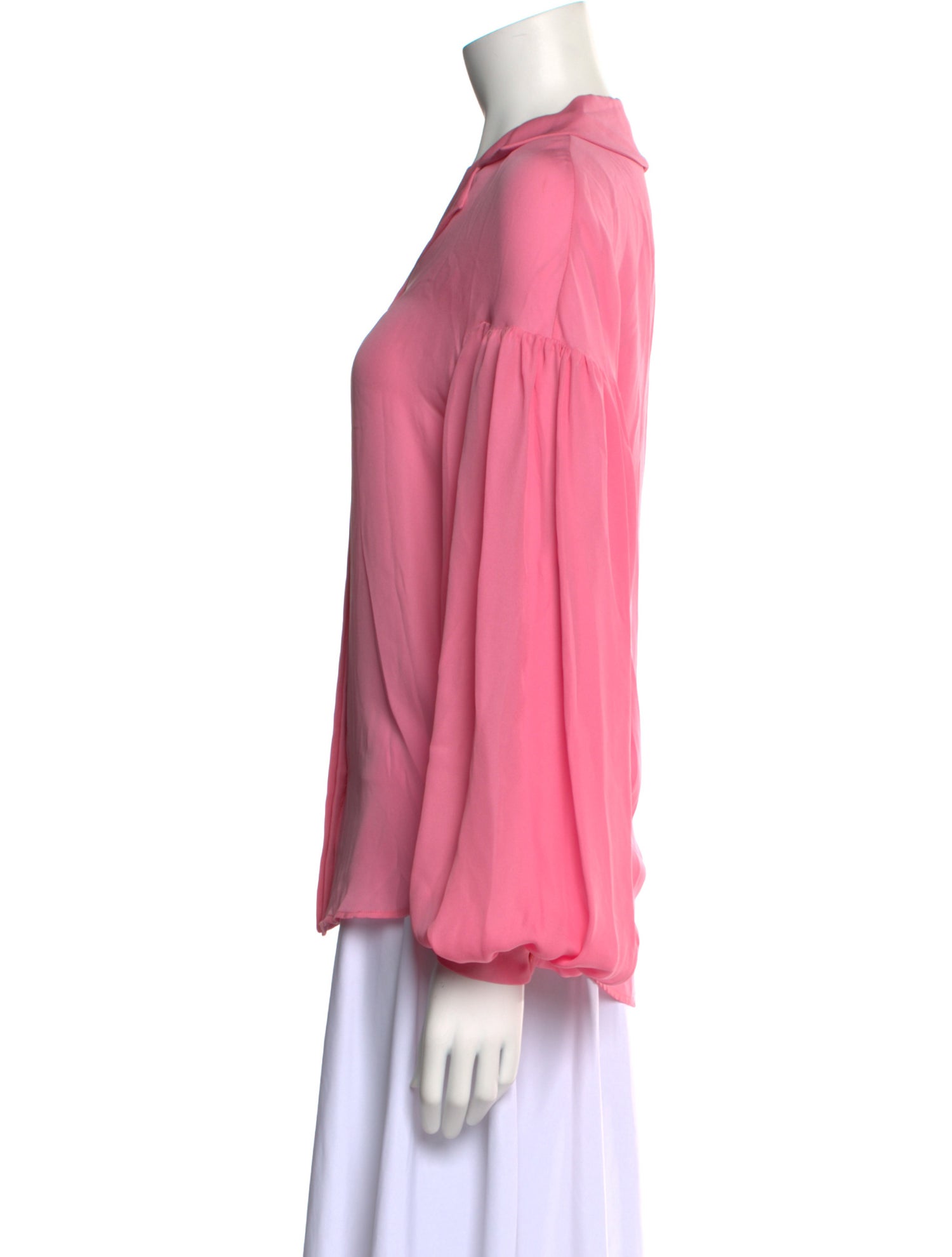 Moschino Couture Silk V-Neck Blouse w/ Tags