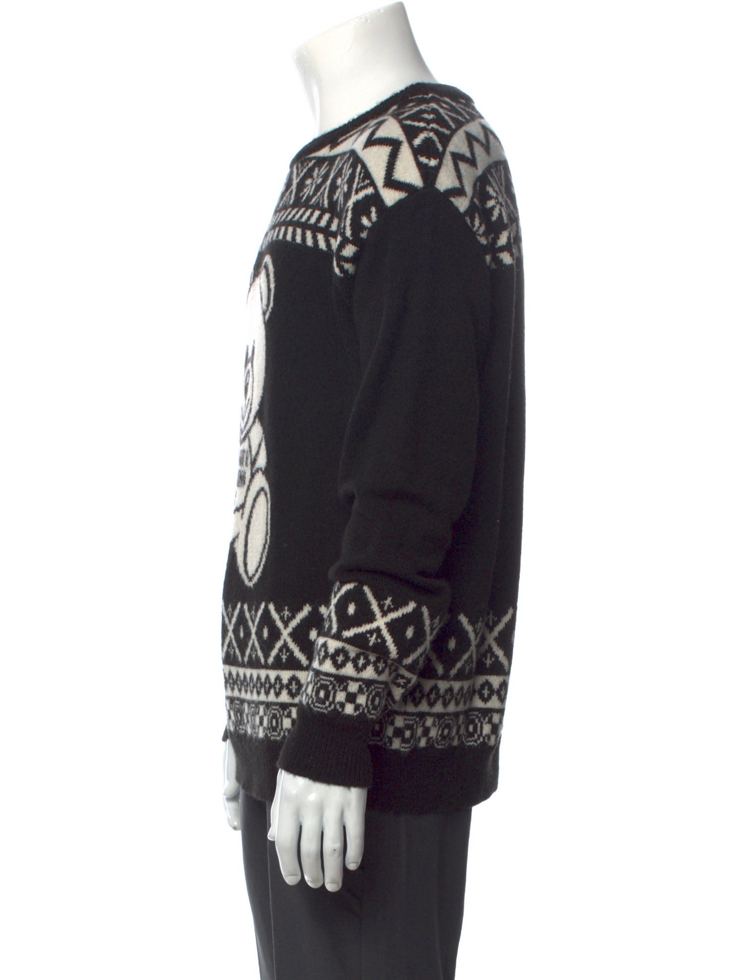 Moschino Men Wool And Silk Pullover