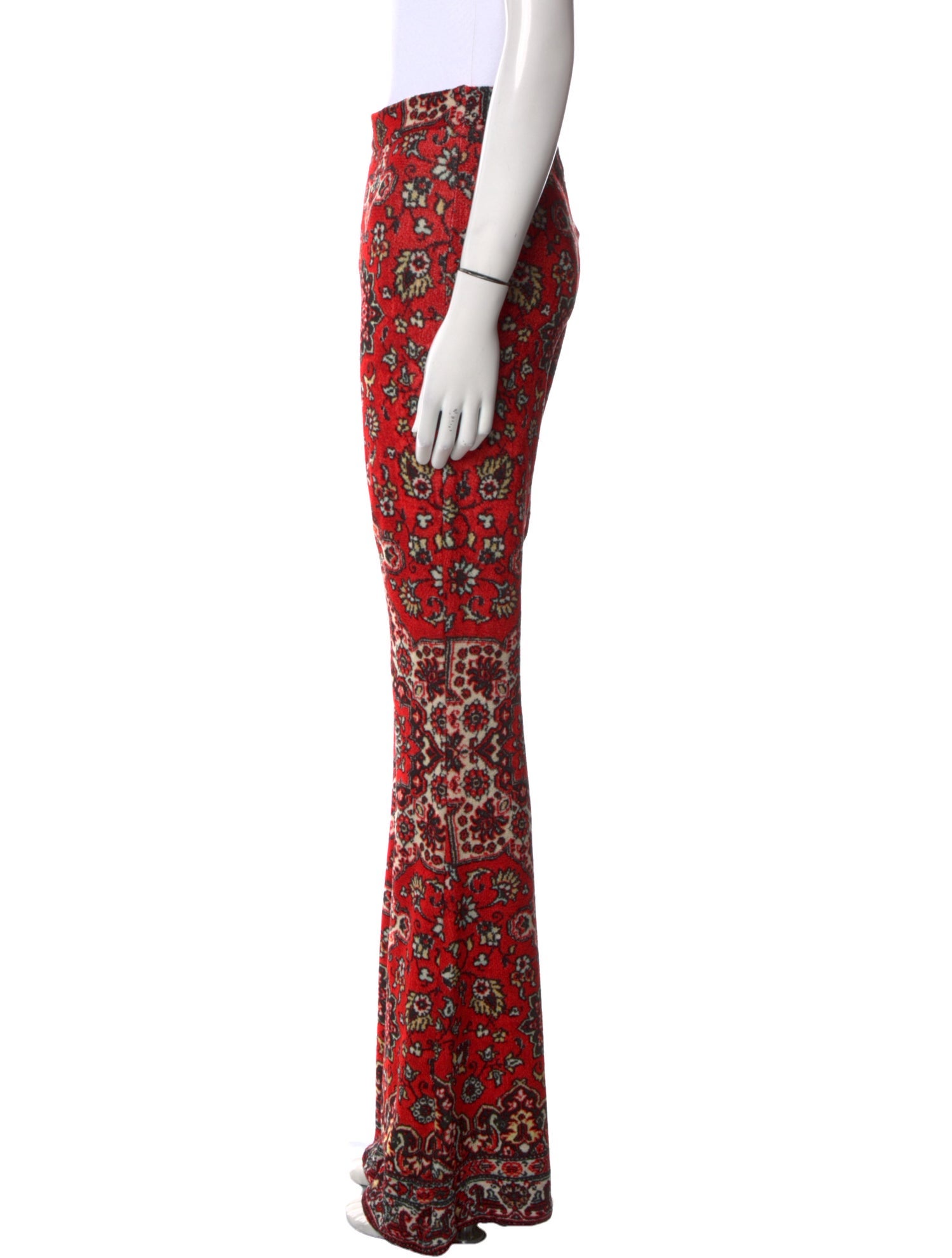 Moschino Couture Printed Wide Leg Pants w/ Tags